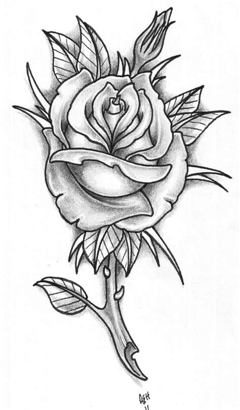 rose for tattoo design|printable rose tattoo designs.